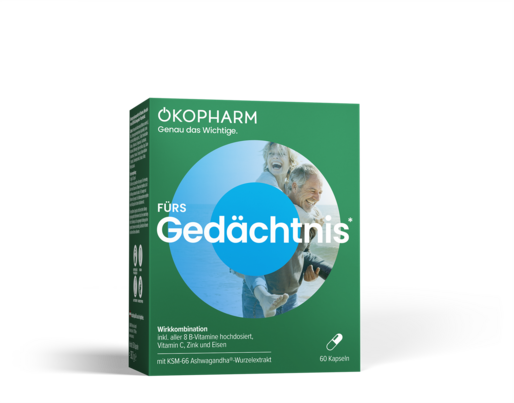 ÖKOPHARM® Wirkkombination fürs Gedächtnis Kapseln 60ST, A-Nr.: 5657590 - 01