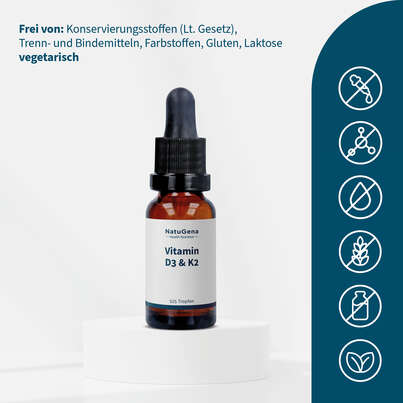 NatuGena Vitamin D3 + K2 Tropfen, A-Nr.: 5699602 - 03