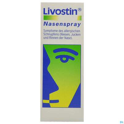 Sie sehen eine Packung Livostin Nasenspray 10ml, Produktbild: 01 Livostin Nasenspray 10ml, A-Nr.: 1532845 - 01