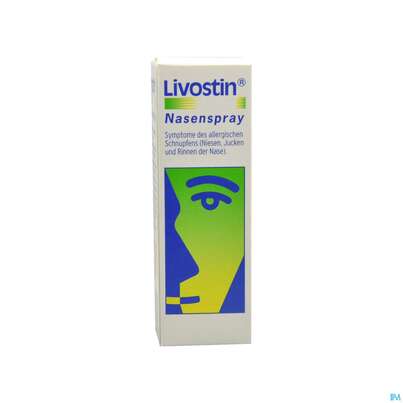 Sie sehen eine Packung Livostin Nasenspray 10ml, Produktbild: 02 Livostin Nasenspray 10ml, A-Nr.: 1532845 - 02