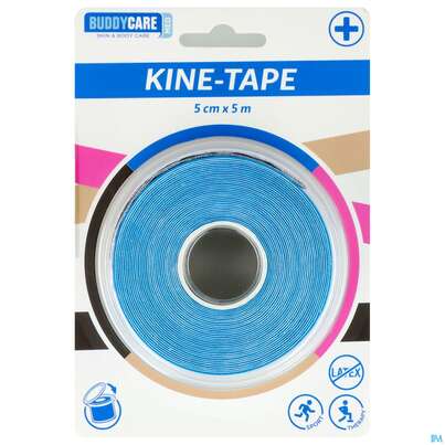 Sie sehen eine Packung Tape Buddycare/med Kinesiologie Latexfrei 5cmx 5m Blau 1st, Produktbild: 02 Tape Buddycare/med Kinesiologie Latexfrei 5cmx 5m Blau 1st, A-Nr.: 5845015 - 02