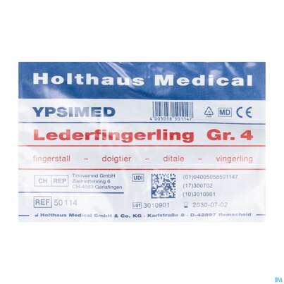 Sie sehen eine Packung Fingerlinge Leder/pharmag Gr 4 1st, Produktbild: 04 Fingerlinge Leder/pharmag Gr 4 1st, A-Nr.: 2679208 - 04