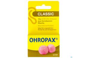 Ohrenschutz Ohropax/classic Ohrstoepsel Wachs Haengeverpackung Pohrc 12st, A-Nr.: 5955726 - 01