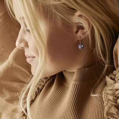 Blomdahl Ohrringe Herz lila, A-Nr.: 6019957 - 02