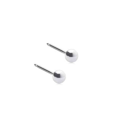 Blomdahl Ohrstecker Ball Silber Titan, A-Nr.: 6020044 - 01