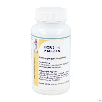 Bor Kapseln 3mg Reinhildis 90st, A-Nr.: 5812493 - 01