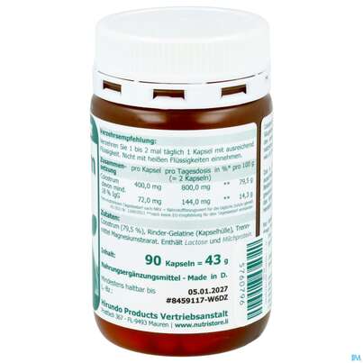 Colostrum Kapseln 400mg Hirundo 90st, A-Nr.: 5760796 - 04