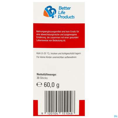 D-mannose Sticks/1500mg +cranberry +vit C+birkenblaett150mg +brunnenkresse 150mg 30st, A-Nr.: 5904829 - 07