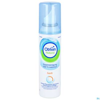 Sie sehen eine Packung Nasen Reinigung Otrivin Natural Sanft 125ml, Produktbild: 09 Nasen Reinigung Otrivin Natural Sanft 125ml, A-Nr.: 5950858 - 09