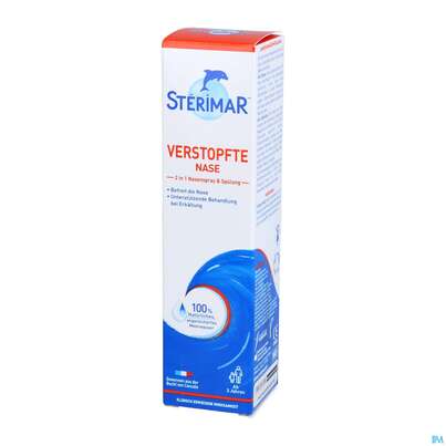 Sie sehen eine Packung Nasenspray Sterimar Meerwasser Verstopfte Nase 50ml, Produktbild: 03 Nasenspray Sterimar Meerwasser Verstopfte Nase 50ml, A-Nr.: 5686321 - 03
