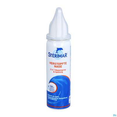 Sie sehen eine Packung Nasenspray Sterimar Meerwasser Verstopfte Nase 50ml, Produktbild: 04 Nasenspray Sterimar Meerwasser Verstopfte Nase 50ml, A-Nr.: 5686321 - 04