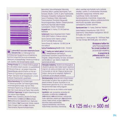 Sie sehen eine Packung Nutrini/drink Flasche Comp Multifibre 125ml Neutral 4st, Produktbild: 06 Nutrini/drink Flasche Comp Multifibre 125ml Neutral 4st, A-Nr.: 5857685 - 06