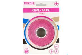 Tape Buddycare/med Kinesiologie Latexfrei 5cmx 5m Pink Rosa 1st, A-Nr.: 5845044 - 01