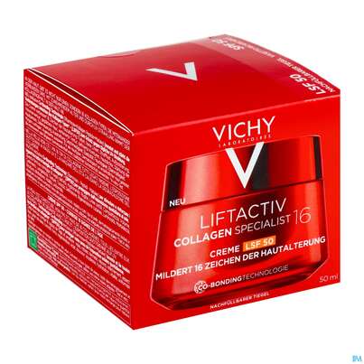 Sie sehen eine Packung Vichy Liftactiv Collagen/specialist 16 Lsf50 50ml, Produktbild: 02 Vichy Liftactiv Collagen/specialist 16 Lsf50 50ml, A-Nr.: 5938521 - 02