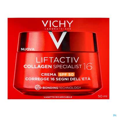 Sie sehen eine Packung Vichy Liftactiv Collagen/specialist 16 Lsf50 50ml, Produktbild: 03 Vichy Liftactiv Collagen/specialist 16 Lsf50 50ml, A-Nr.: 5938521 - 03