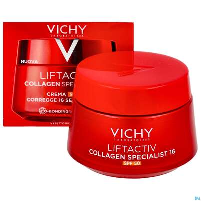 Sie sehen eine Packung Vichy Liftactiv Collagen/specialist 16 Lsf50 50ml, Produktbild: 11 Vichy Liftactiv Collagen/specialist 16 Lsf50 50ml, A-Nr.: 5938521 - 11
