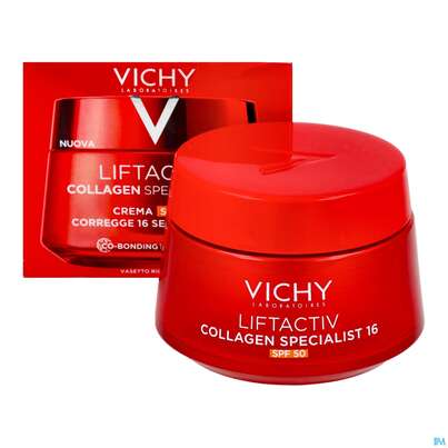 Sie sehen eine Packung Vichy Liftactiv Collagen/specialist 16 Lsf50 50ml, Produktbild: 12 Vichy Liftactiv Collagen/specialist 16 Lsf50 50ml, A-Nr.: 5938521 - 12