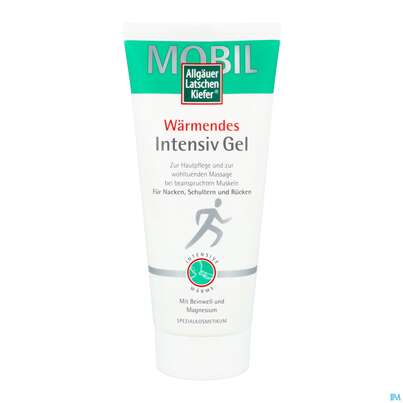 Sie sehen eine Packung Allgaeuer Latschenkiefer Waermendes Intensiv Gel 200ml, Produktbild: 10 Allgaeuer Latschenkiefer Waermendes Intensiv Gel 200ml, A-Nr.: 5969668 - 10