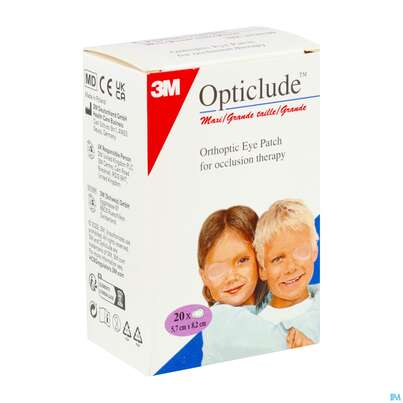 Augenpflaster Opticlude/3m Maxi 8x 5,7cm 1539 20st, A-Nr.: 0184951 - 02