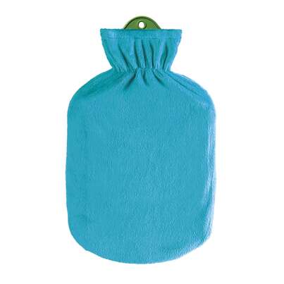 Wärmflasche Flauschbezug petrol, A-Nr.: 5398616 - 01