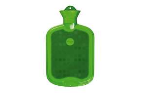 Wärmflasche einseitig mit Lamelle grün, A-Nr.: 4755178 - 01