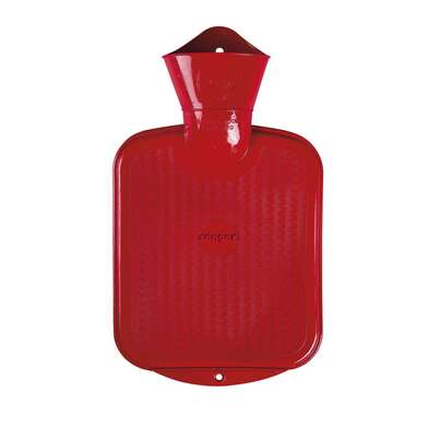 Sie sehen eine Packung Kinder Wärmeflasche ohne Bezug rot, Produktbild: 01 Kinder Wärmeflasche ohne Bezug rot, A-Nr.: 5399774 - 01