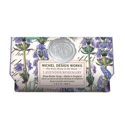 Sie sehen eine Packung Michel Design Works Badeseife Lavender Rosemary, Produktbild: 01 Michel Design Works Badeseife Lavender Rosemary, A-Nr.: 5863562 - 01