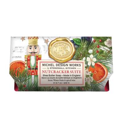 Sie sehen eine Packung Michel Design Works Badeseife Nutcracker Suite, Produktbild: 01 Michel Design Works Badeseife Nutcracker Suite, A-Nr.: 5912591 - 01