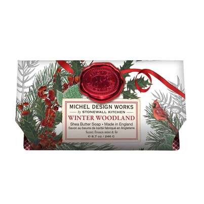 Sie sehen eine Packung Michel Design Works Badeseife Winter Woodland, Produktbild: 01 Michel Design Works Badeseife Winter Woodland, A-Nr.: 5912562 - 01