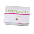 Sie sehen eine Packung MOMOSAN-weiss steril Woundcleaner 5x5x2cm, 10 Stück, Produktbild: 01 MOMOSAN-weiss steril Woundcleaner 5x5x2cm, 10 Stück, A-Nr.: 5989731 - 01