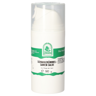 Sie sehen eine Packung SCHWARZKÜMMELSAMEN SALBE 90 G, Produktbild: 01 SCHWARZKÜMMELSAMEN SALBE 90 G, A-Nr.: 5712225 - 01