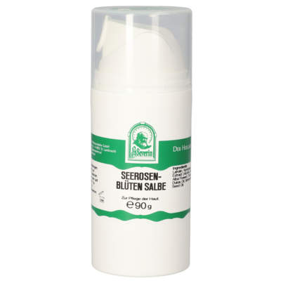 Sie sehen eine Packung SEEROSENBLÜTEN SALBE 90 G, Produktbild: 01 SEEROSENBLÜTEN SALBE 90 G, A-Nr.: 5853411 - 01