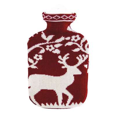Wärmflasche Strick Öko-Tex Hirsch 2,0L, A-Nr.: 5398361 - 01