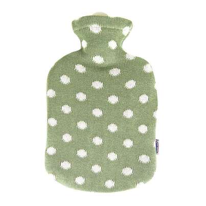 Wärmflasche Strick Öko-Tex Maigrün 2,0L, A-Nr.: 5398303 - 01