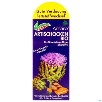 Artischocken Amaro Bitterkraeuter Bio Elixier Kraeuter Fruechte Alkoholfrei 330ml, A-Nr.: 3823699 - 01