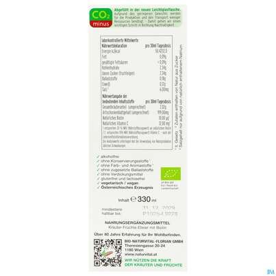 Artischocken Amaro Bitterkraeuter Bio Elixier Kraeuter Fruechte Alkoholfrei 330ml, A-Nr.: 3823699 - 07