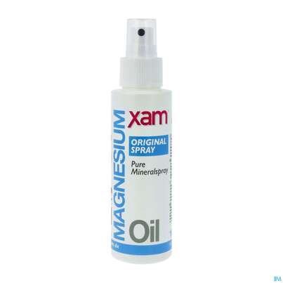 Sie sehen eine Packung Magnesium Oel Spray Xam 100ml, Produktbild: 02 Magnesium Oel Spray Xam 100ml, A-Nr.: 4299237 - 02