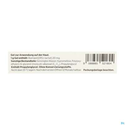 Sie sehen eine Packung Soventol Bamipinlactat Gel Neu 20g, Produktbild: 03 Soventol Bamipinlactat Gel Neu 20g, A-Nr.: 5521809 - 03