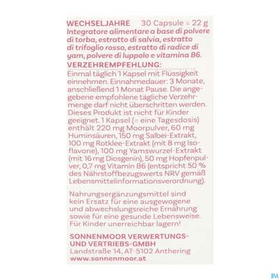 Sonnenmoor Kapseln Wechseljahre 30st, A-Nr.: 5952981 - 07