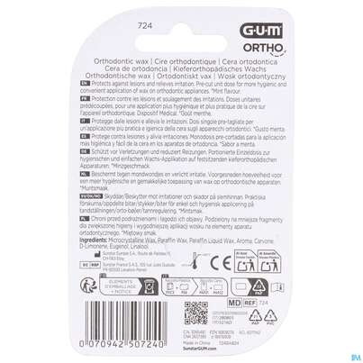 Zahnpflege Gum Orthodont Wachs Klar 723 1st, A-Nr.: 3115815 - 07