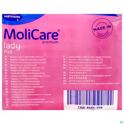 Inkontinenz Molicare Premium/lady Pad Tropfen 1,5 P12 12st, A-Nr.: 5933989 - 04