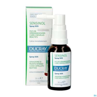 Ducray Sensinol Sos-spray Bei Starkem Juckreiz Gereizter Kopfhaut 30ml, A-Nr.: 5901446 - 09