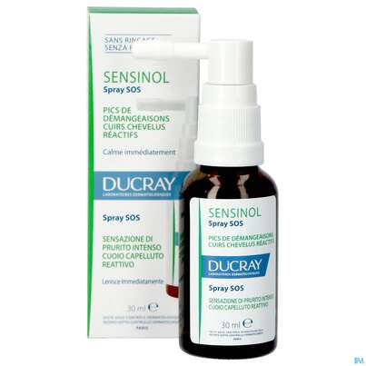 Ducray Sensinol Sos-spray Bei Starkem Juckreiz Gereizter Kopfhaut 30ml, A-Nr.: 5901446 - 10