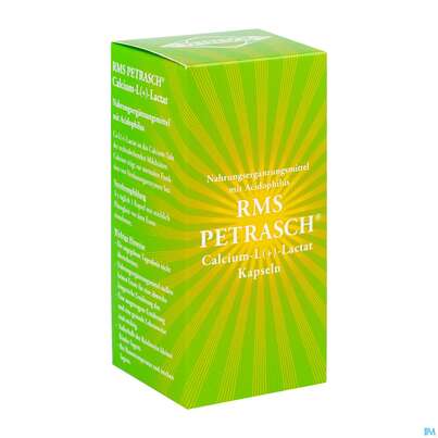 Rms-petrasch Kapseln +acidophilus Calcium L (+) Lactat Petrasch 60st, A-Nr.: 2332479 - 02