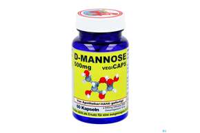 D-mannose Kapseln 500mg Vegi 60st, A-Nr.: 4607609 - 01