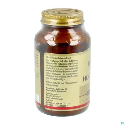 Sie sehen eine Packung Omega -3 Kapseln Hochdosiert Solgar 12557 50st, Produktbild: 05 Omega -3 Kapseln Hochdosiert Solgar 12557 50st, A-Nr.: 5790461 - 05