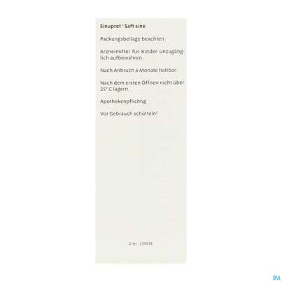 Sinupret Saft Sine 100ml, A-Nr.: 5536774 - 06