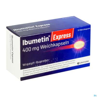Ibumetin Weichkapseln Express 400mg 20st, A-Nr.: 5880744 - 02