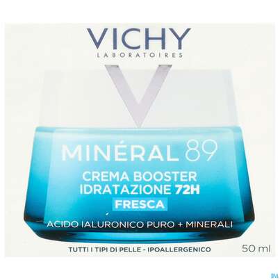 Sie sehen eine Packung Vichy Mineral 89 Creme Mit Duftstoffe 50ml, Produktbild: 04 Vichy Mineral 89 Creme Mit Duftstoffe 50ml, A-Nr.: 5670811 - 04