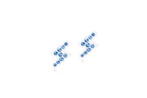Blomdahl Ohrstecker Flash Sapphire 8mm, A-Nr.: 6036619 - 01